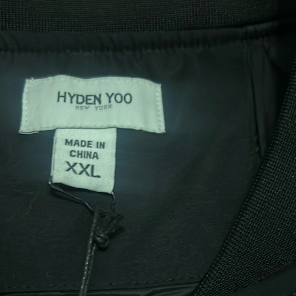 Brand new men’s xxl bomber jacket.  Hayden Yoo with tags $189.00 never worn